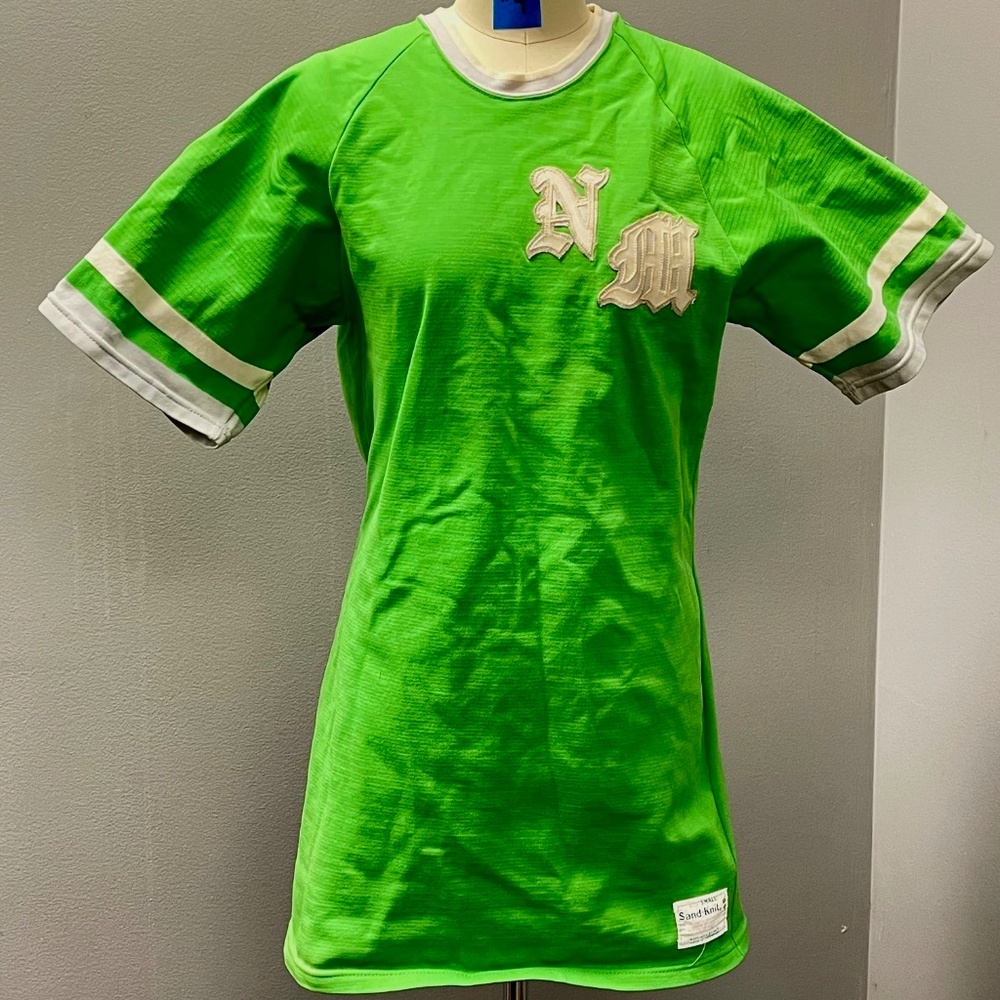 New Milford, CT Baseball Jersey Shirt "Sand-Knit" Size Small VINTAGE